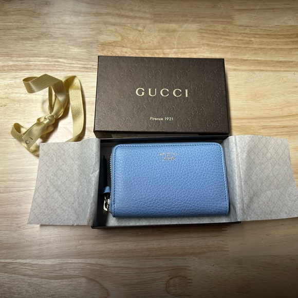 NWT GUCCI Swing Zipped Accordion Card Holder Wallet - Picture 3 of 10